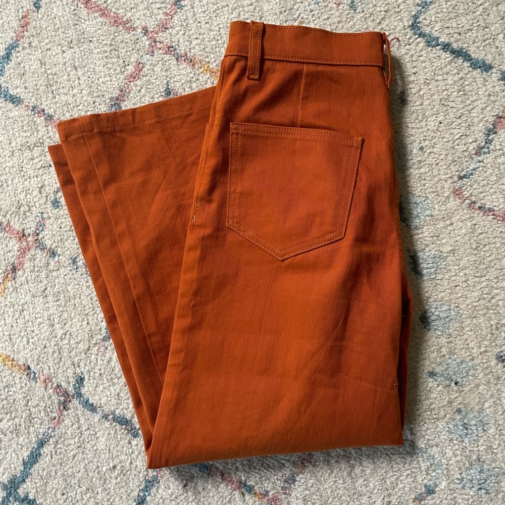 Whimsy + Row Flora pant in Rust - size 28 *barely worn* - Picture 4 of 5